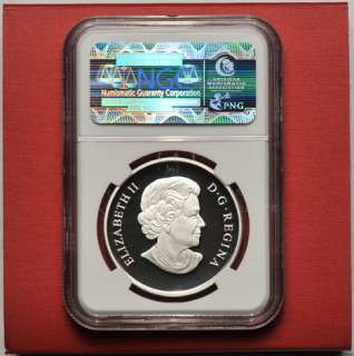 2012 China Lunar Year of the Dragon Canada 1oz Silver $15 Round NGC 