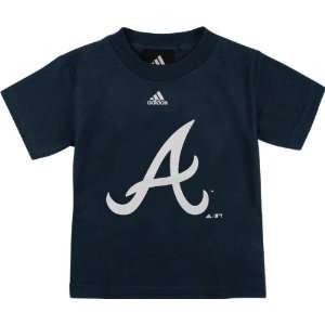  Atlanta Braves Navy Kids (4 7) Mascot T Shirt: Sports 