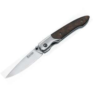  Senior, Burl Handle, Stainless Steel Blade, Plain Sports 