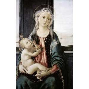  Madonna Del Mare by Sandro Botticelli. Size 10.38 X 16.00 