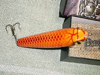 Blood Shot Wooden Pencil Bait Raptor 006 Orange Snake  