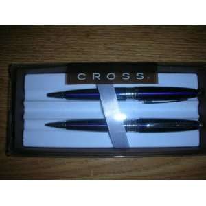  Cross Bradbury Blue Pen and Pencil Set AT0201 3 
