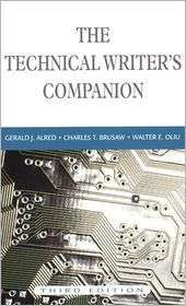 Technical Writers Companion, (0312259786), Gerald J. Alred, Textbooks 
