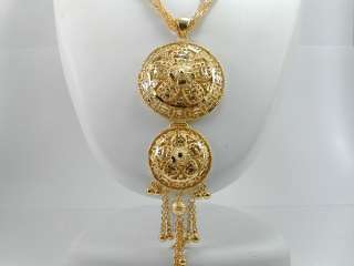 CHIC DUBAI SET EAST INDIA 22K 24K Gold gp Earrings Necklace  