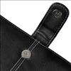 Black Folio Leather Case Cover For  Kindle Touch+Screen Guard 