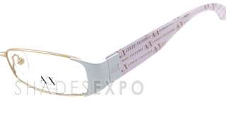 NEW Armani Exchange Eyeglasses AX 231 WHITE D4G AX231 AUTH  