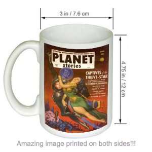  Captives of Thieve Star Planet Stories Vintage COFFEE MUG 
