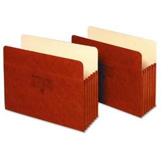 TOPS Globe Weis Redrope File Pocket, 5.25 Inch Expansion, Straight Cut 