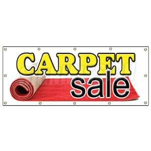   x120 CARPET SALE BANNER SIGN store carpeting signs rugs wall to wall