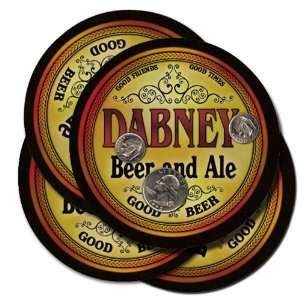  DABNEY Family Name Brand Beer & Ale Coasters Everything 