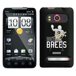  Drew Brees Silhouette on HTC Evo 4G Case: MP3 Players 