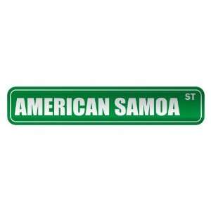 AMERICAN SAMOA ST  STREET SIGN COUNTRY
