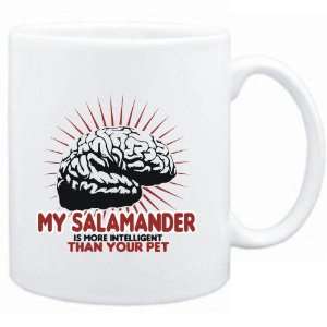 Mug White  My Salamander is more intelligent than your pet  Animals