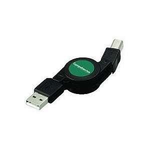   Cables USB 2.0 A Male to USB B Male Retractable Cable 3ft.   USB2 AM