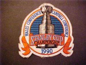 1990 Stanley Cup Championship 4.5 PATCH Ranford MVP  