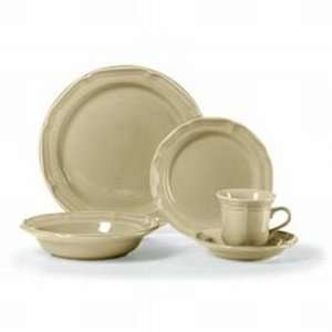 French Countryside Tan 5 Piece Place Setting  Kitchen 