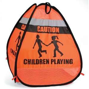  Pop Up Children at Play Safety Sign: Baby