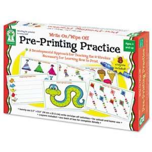  Write On/Wipe Off Pre Printing Practice Activity Set