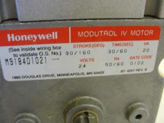 27370 Honeywell M9184D1021 Modutrol IV Motor 90/160 Str  