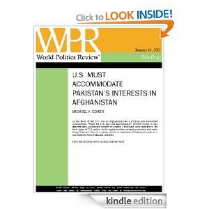 Must Accommodate Pakistans Interests in Afghanistan (World 