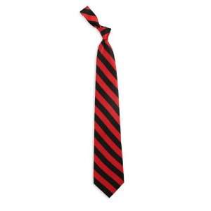   Razorbacks NCAA Stripes Mens Tie (100% Silk)
