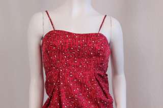 1000 Valentino RED Dress Corset Fun 6 S #00088E  