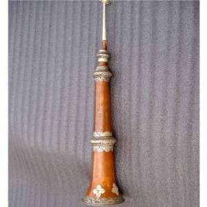 Tibetan Temple Ritual TRUMPET HORN Bugle, Length1.28m  