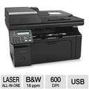HP CE841AR#BGJ LaserJet Pro M1212nf Network/Fax Printer   Refurbished