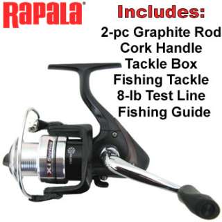 RAPALA XI Series Xtreme Spinning Rod & Reel Combo Kit 022677162041 