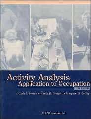 Activity Analysis Application to Occupation, (1556426763), Gayle I 