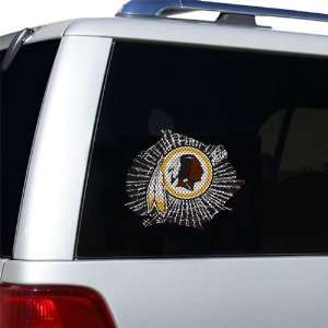   Redskins Car Truck SUV Window Graphic Die Cut Film   Shattered Style
