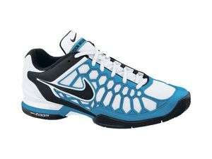 Nike Zoom Breathe 2K11 White/Neptune Blue Tennis 454127 104 Sz 8.5 