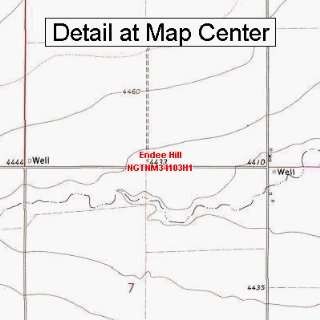  USGS Topographic Quadrangle Map   Endee Hill, New Mexico 