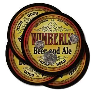  WIMBERLY Family Name Brand Beer & Ale Coasters Everything 