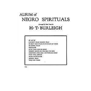  Negro Spirituals Book Voice Arr. for Solo Voice by Harry T. Burleigh 