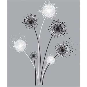 Graphic Dandelion Peel & Stick Giant Wall Decal