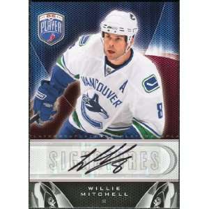   Player Signatures #SWM Willie Mitchell Autograph: Sports Collectibles