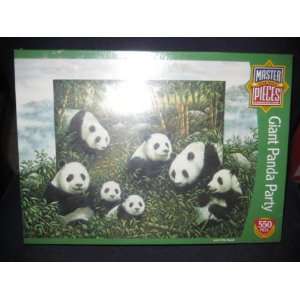  Giant Panda Party   550 Piece Jigsaw Puzzle: Toys & Games