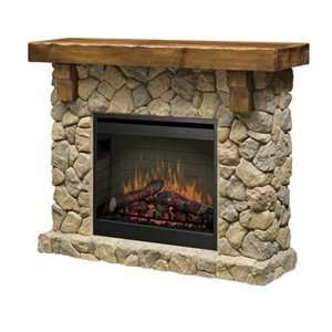    904 ST Fieldstone Electric Fireplace, Natural Stone