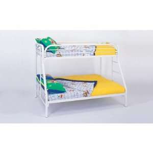   Wildon Home 2258W Falls City Twin/Full Bunk Bed in White: Home