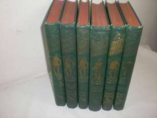 THE WORKS OF CHARLES DICKENS 6 VOLUMES COLLIERS UNABRIDGED EDITION 