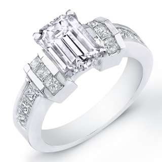 52 Ct. Emerald Cut Diamond Engagement Ring (GIA)  