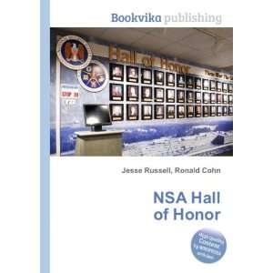  NSA Hall of Honor Ronald Cohn Jesse Russell Books