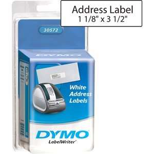  Dymo Address Labels. 260CT WHITE ADDRESS LABELS 1 1/8IN X 
