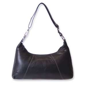  Black Leather Shoulder Bag: Jewelry