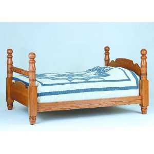   Amish Bedroom Furniture Pauls Cannonball Bed   BW PCB