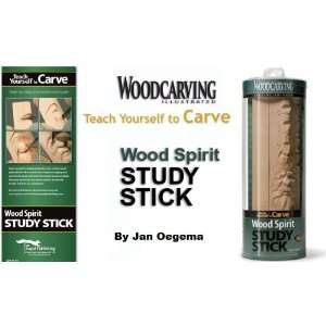  to Carve Wood Spirit Study Stick by Oegema (Includes Study Stick 