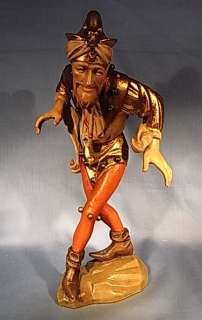 MOORISH MORRIS DANCER STATUE OBERAMMERGAU GERMAN HO7  