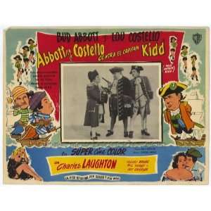 Abbott and Costello Meet Captain Kidd Movie Poster (27 x 40 Inches 