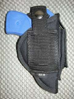 Nylon Belt/clip on holster 4 Ruger LCP 380 w/mag pouch  